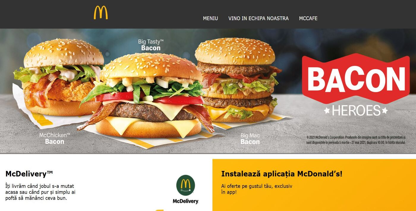 atestat mcdonalds